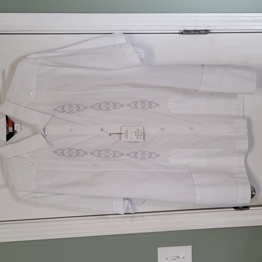 Daccord white guayabera 1x new